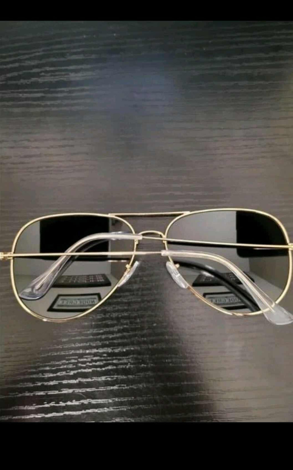 50% Gafas Ray Ban Aviador Negro y Dorado 89997