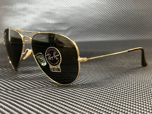 Gafas Ray Ban aveador negras Filo Dorado #454333
