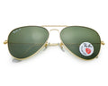 Gafas Piloto Ray Ban Verdes filo Dorado UNISEX  #45569