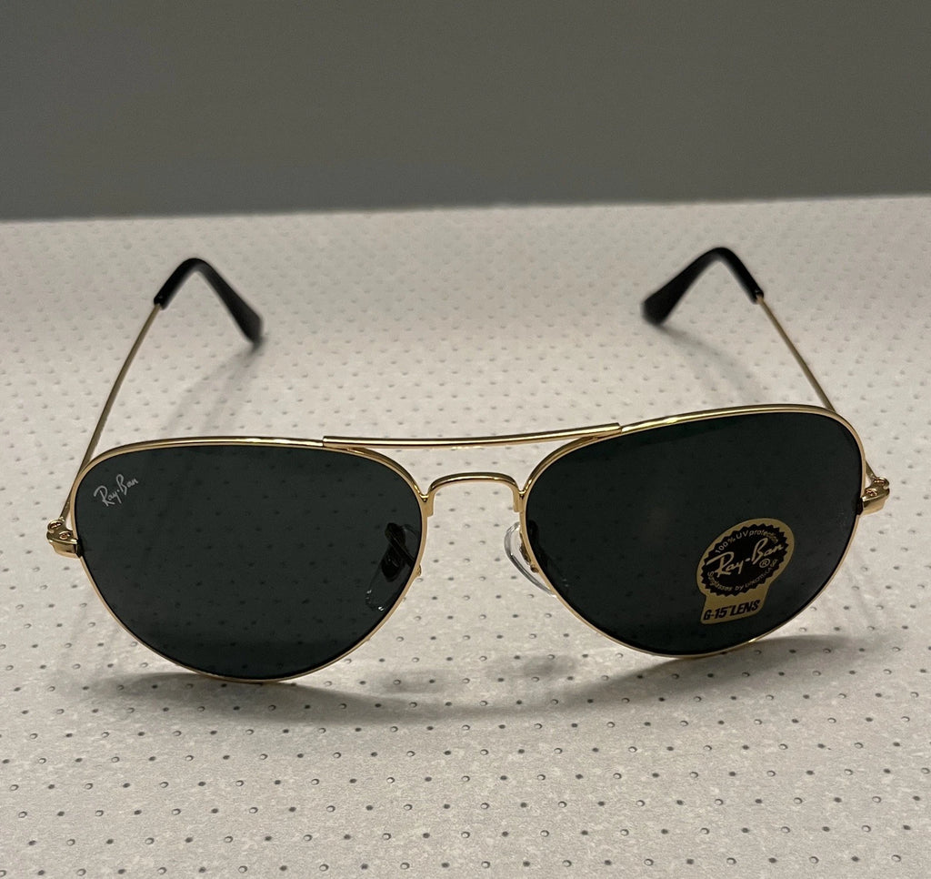 Gafas  Ray Ban Negras Filo Dorado UNISEX #455