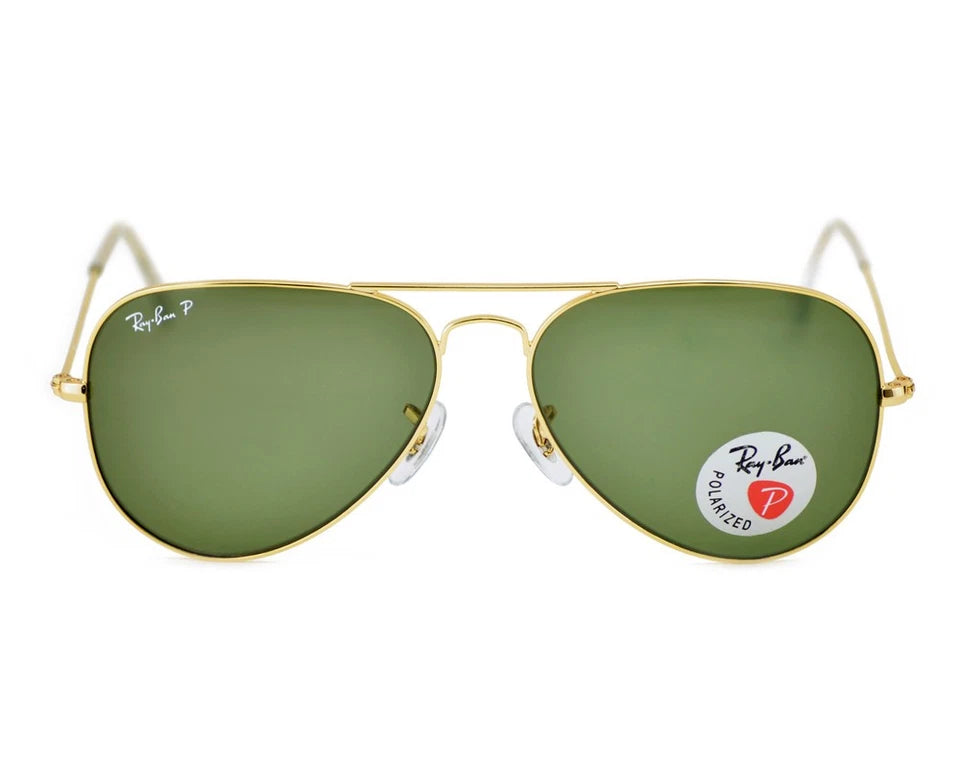 Gafas Piloto Ray Ban Verdes filo Dorado UNISEX  #45569